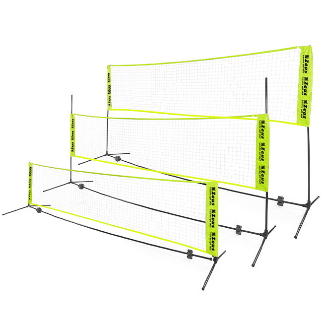 Zeus 3-in-1 Fußballtennis Volleyball Badminton Netzanlage