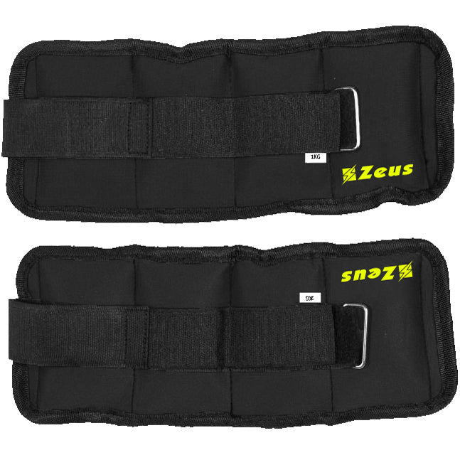 Zeus Arm- und Bein-Fitness-Gewichtsmanschetten 1 kg 2 Stück