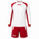 Zeus Kit Pippo Trikot-Set + Shorts 2-teilig bianco/rosso – XL