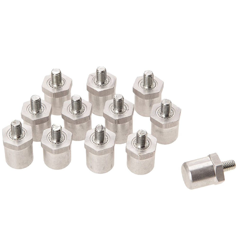 Uhlsport Cylindrical Hexagonal Basic Stollen 12er-Set 1007106010200