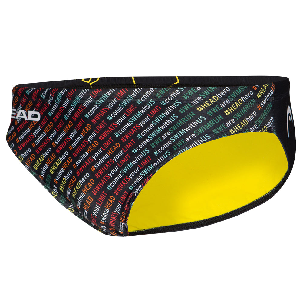 HEAD SWS Team Printed Brief 5 Jungen Badehose 452575-COL