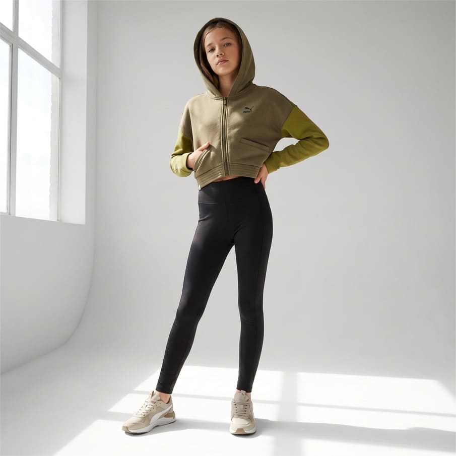 PUMA Evo Full Zip Mädchen Kapuzen Jacke 592678-14