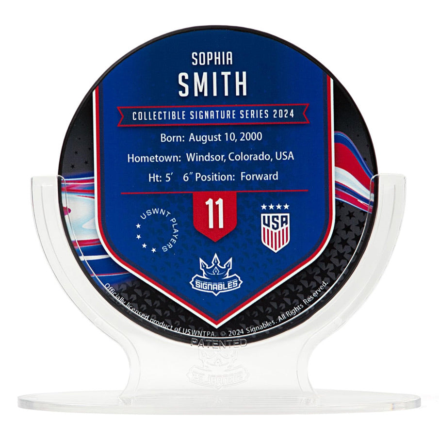USA Sophia Smith #11 Fußball Sammlerstück 14 cm 850056417914