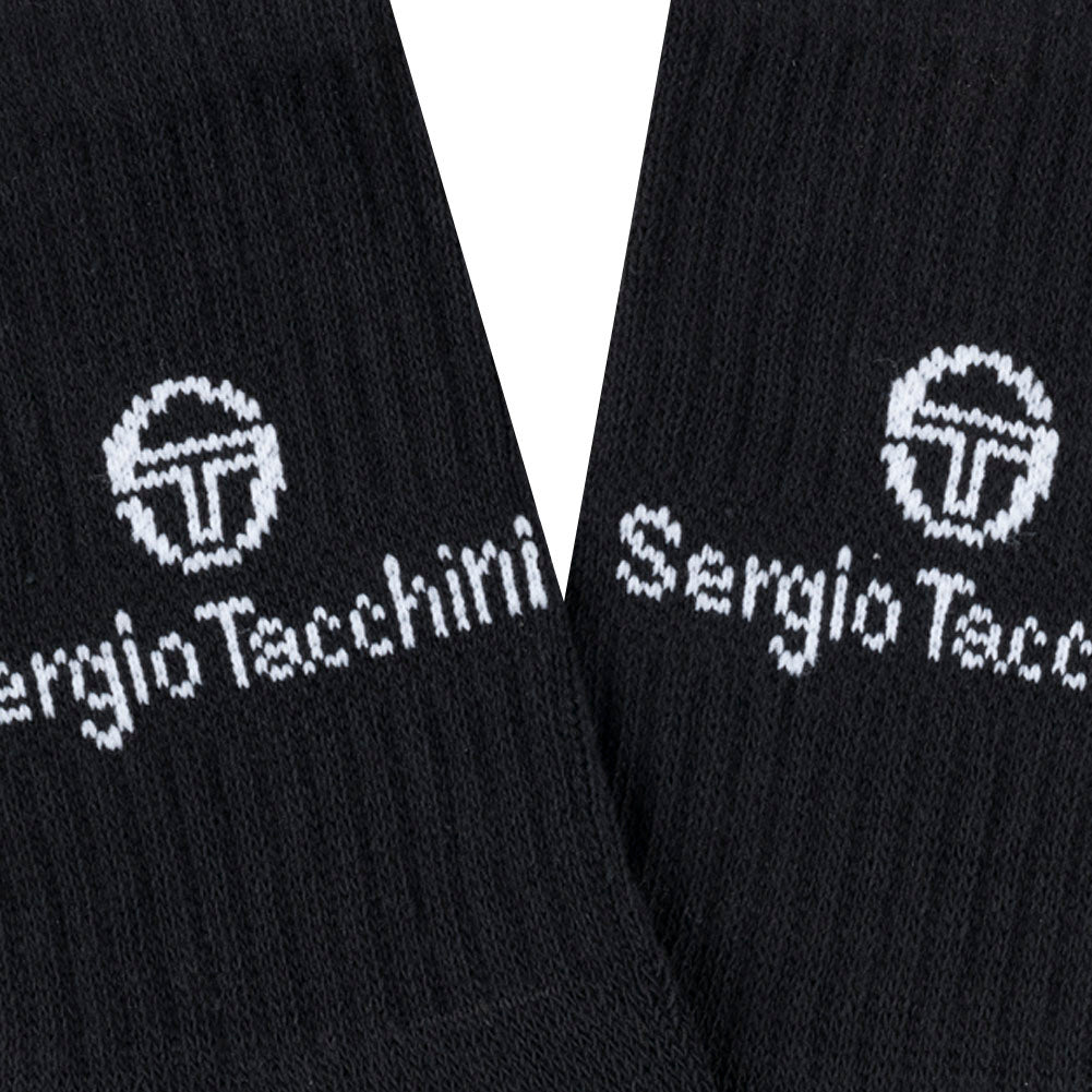 Sergio Tacchini Unisex Tennissocken 3 Paar schwarz 93230732