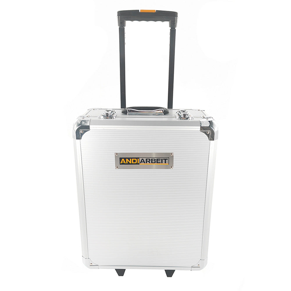 ANDIARBEIT® "Alleskönner" Werkzeugkoffer Trolley 1000-tlg. silber