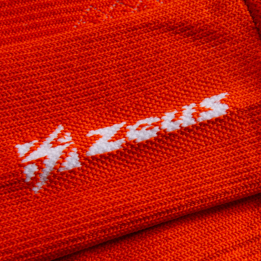 Zeus Kompression Armsleeves Strick Ellbogenbandage orange