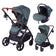 Barmøya 3-in-1 Kombi-Kinderwagen Komplettset grün – Einheitsgröße