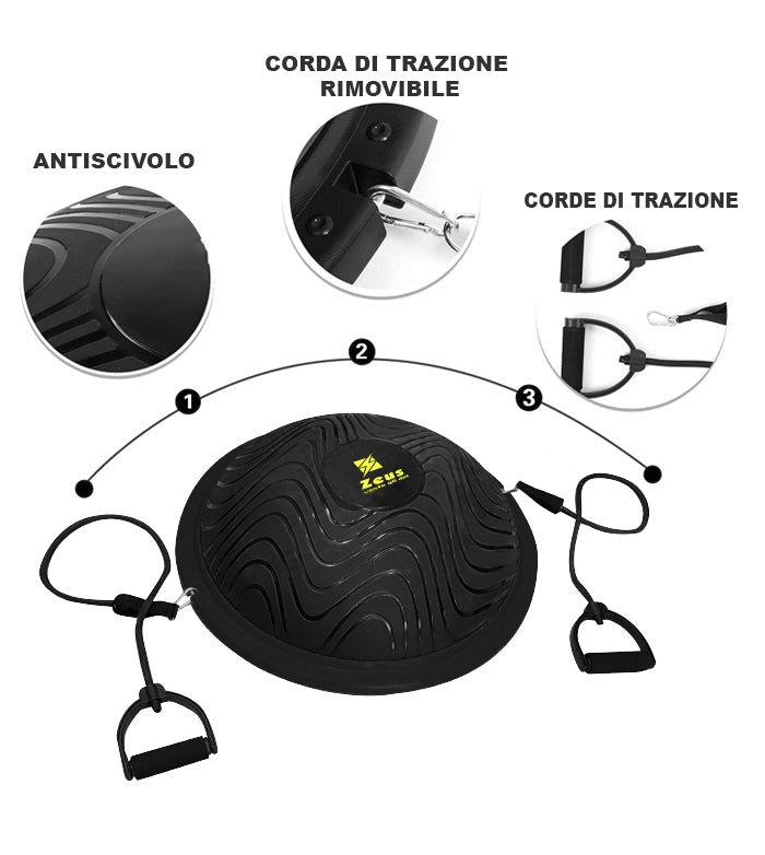 Zeus Ball Balance Trainer mit Expander