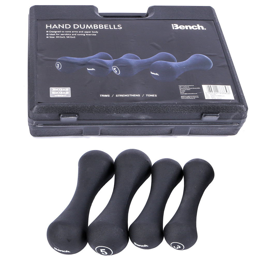 Bench Hantelset mit Koffer 2 x 3 kg und 2 x 5 kg BS2306