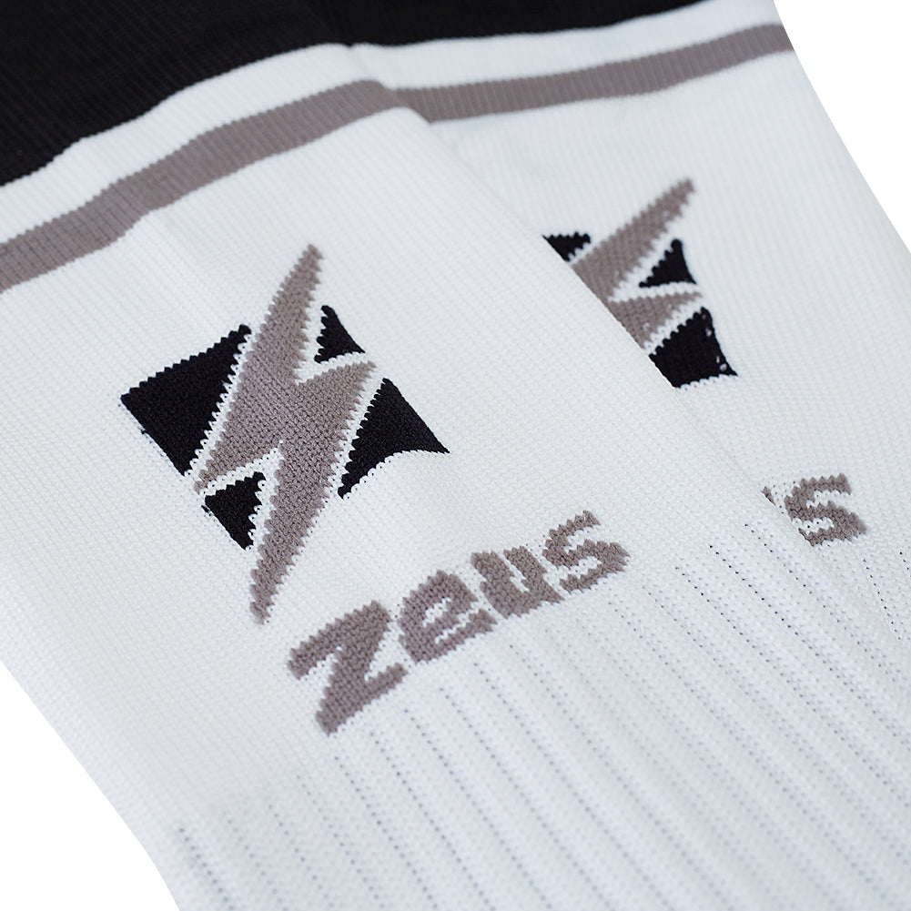 Zeus Calza United Stutzen weiß schwarz