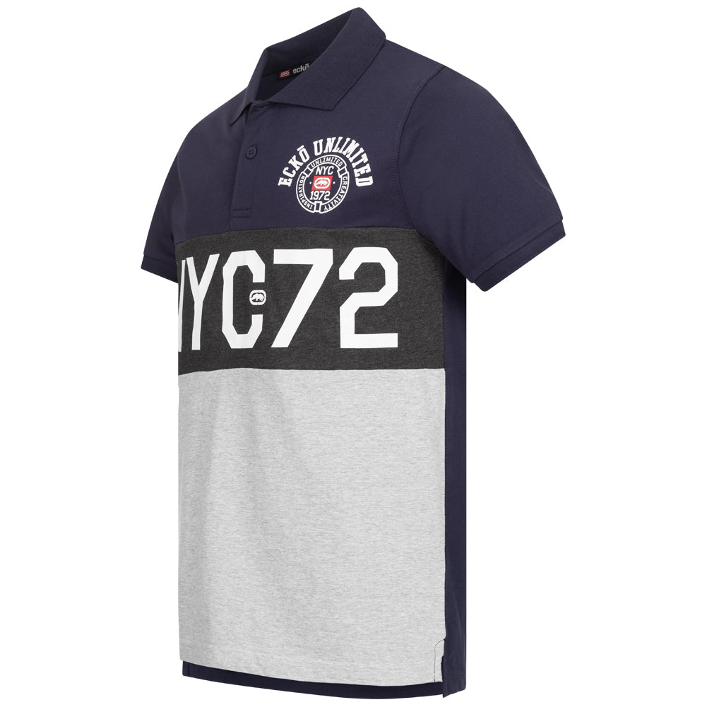 Ecko Unltd. Premium Herren Polo-Shirt EFM04794-NAVY