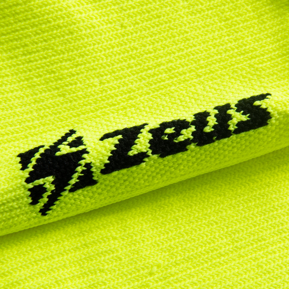 Zeus Kompression Armsleeves Strick Ellbogenbandage neongelb