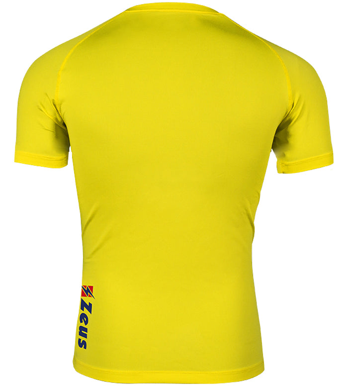 Zeus Fisiko Baselayer Kurzarm Funktionsshirt gelb