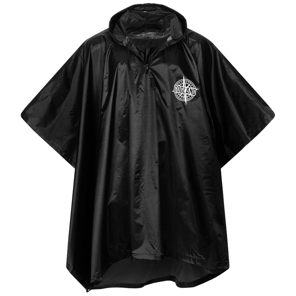 GOGLAND® Monsun Regenponcho schwarz