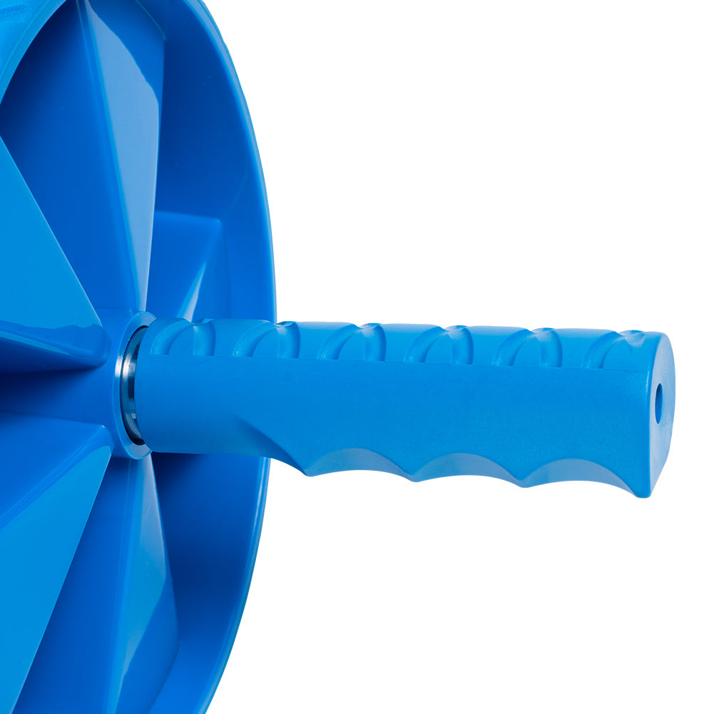 JELEX Sixpack Bauchtrainer Ab Wheel schwarz-blau