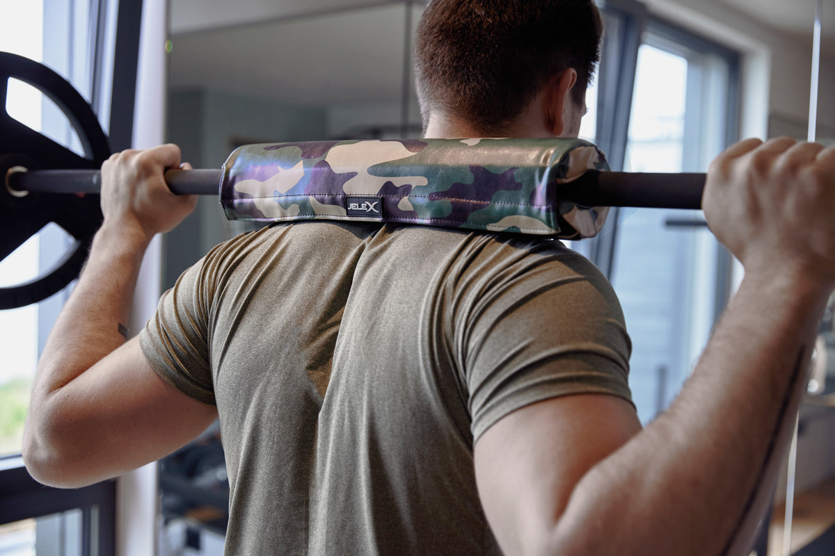 JELEX Strength Fitness Squat Pad Langhantelpolster army camo