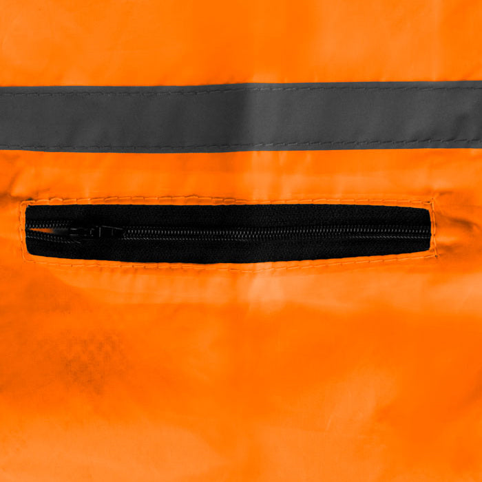 Zeus Herren reflektierende Laufjacke orange