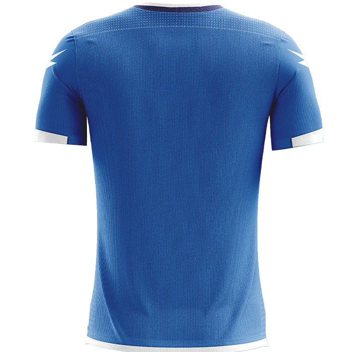 Zeus Icon Teamwear Set Trikot mit Shorts weiß hell royal