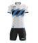 Zeus Icon Teamwear Set Trikot mit Shorts weiß royal – S|M
