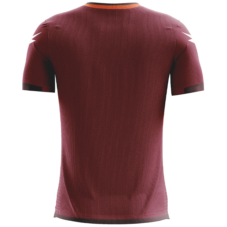Zeus Icon Teamwear Set Trikot mit Shorts dunkelrot orange
