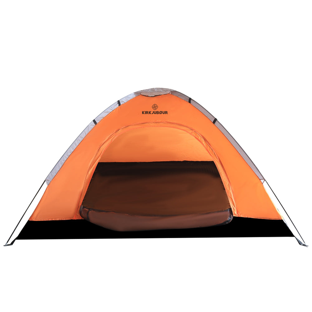 KIRKJUBØUR® "Vindr" 2 Personen-Camping-Zelt orange