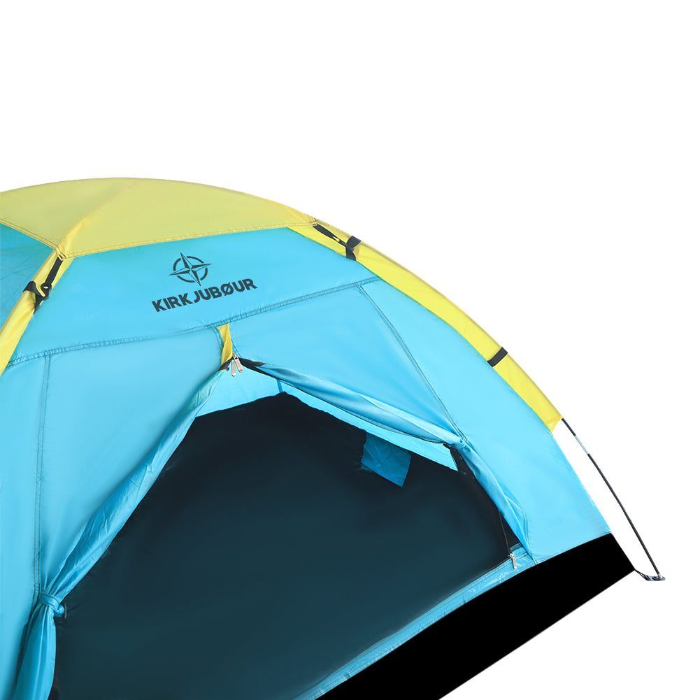 KIRKJUBØUR® "Vindr" 1 Person-Camping-Zelt türkis
