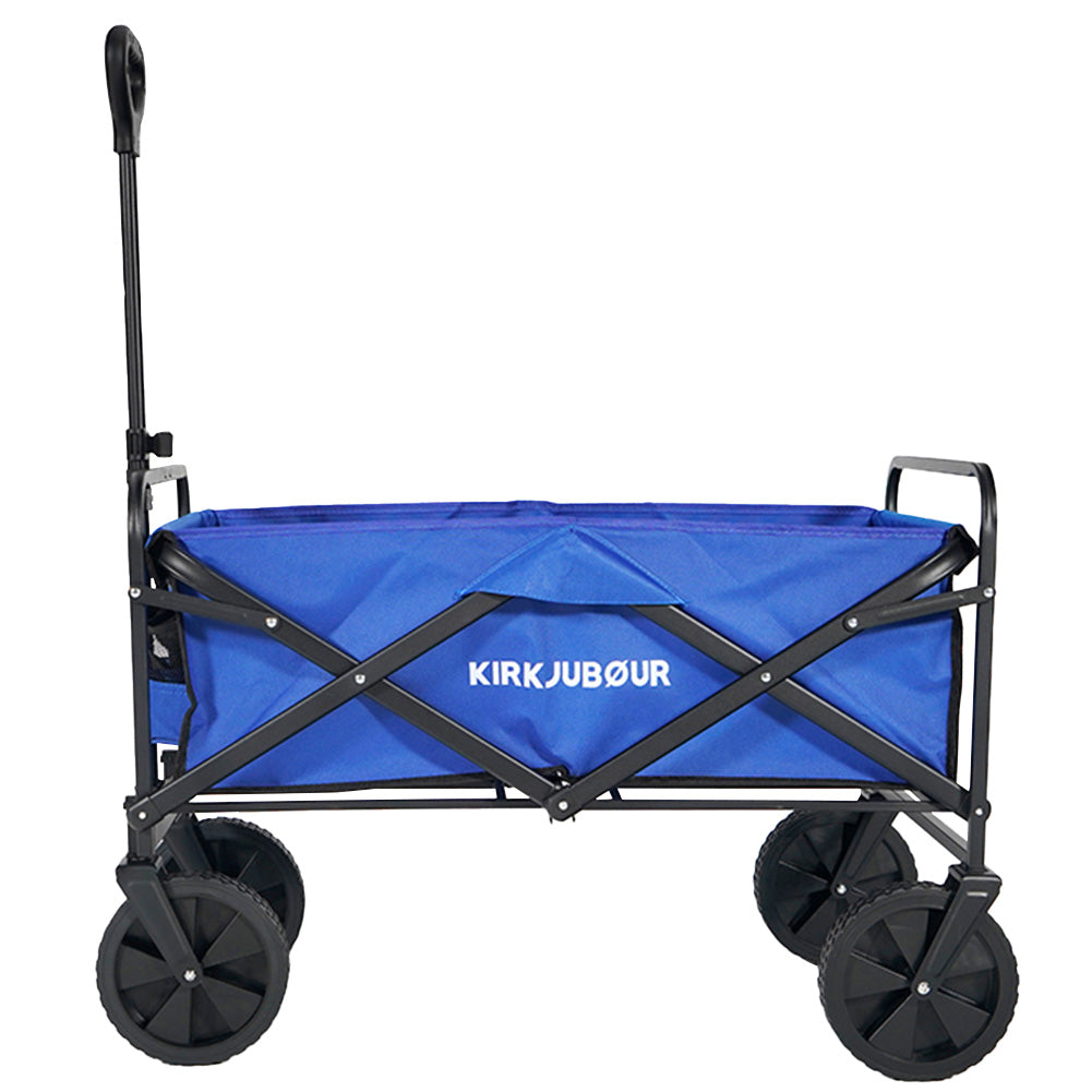 KIRKJUBØUR® "Edda" faltbarer Bollerwagen navy
