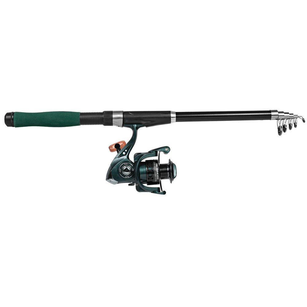 KIRKJUBØUR® "Agnatha" Teleskop-Angelrute Set 2,70 m