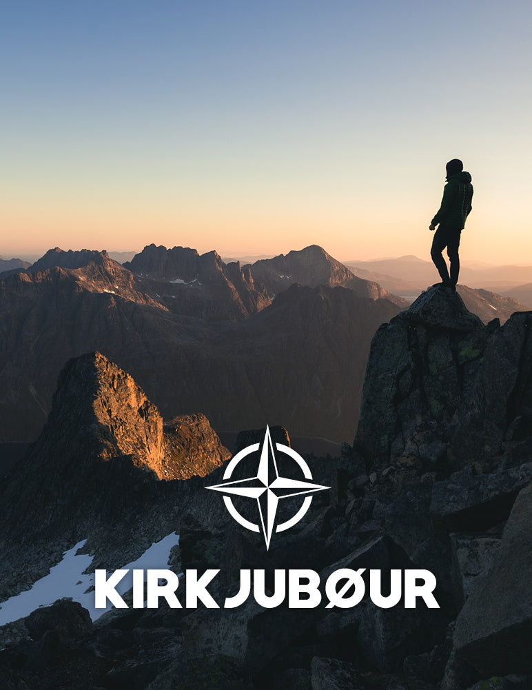 KIRKJUBØUR® "Hafjall" Herren Thermounterwäsche Set 2-tlg. schwarz
