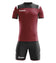 Zeus Kit Vesuvio Trikot-Set 2-teilig Dunkelrot Schwarz – 2XS 134-140