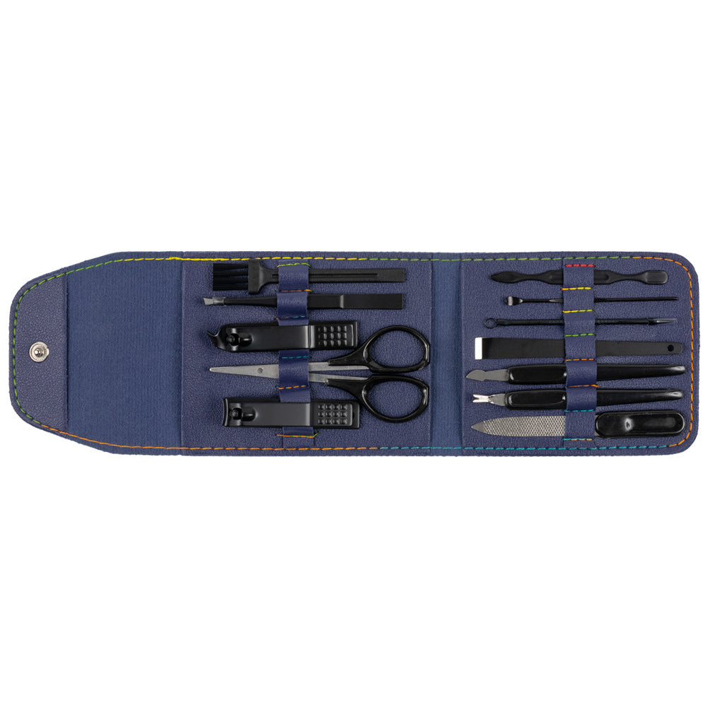 LEANDRO LIDO "Monza" Maniküre Set 13-tlg navy
