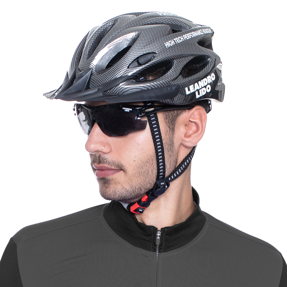 LEANDRO LIDO Freno High Tech Performance Radsport Fahrrad Helm schwarz