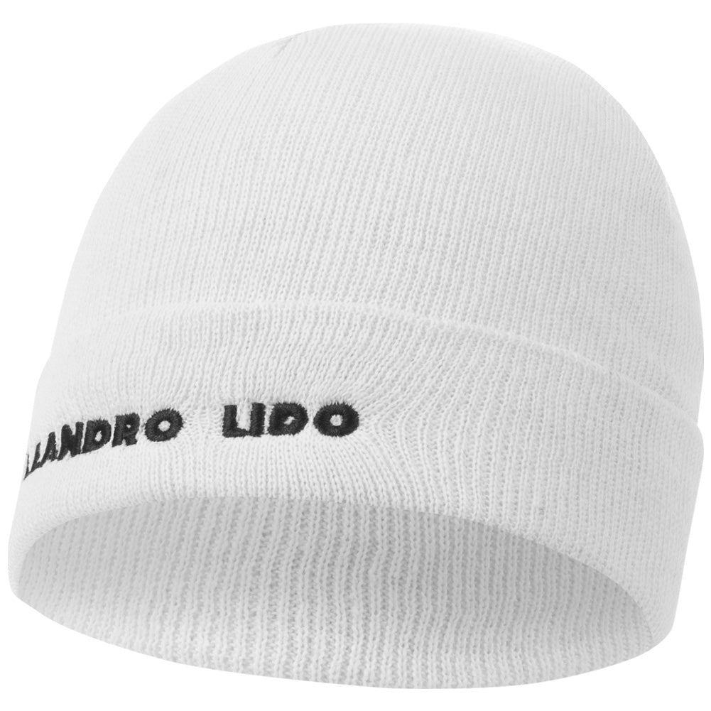 LEANDRO LIDO "Callata" Beanie Wintermütze weiß
