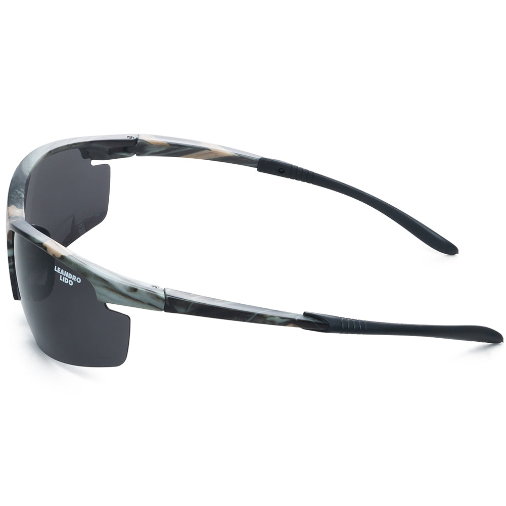 LEANDRO LIDO Power Sport Sonnenbrille camo/schwarz