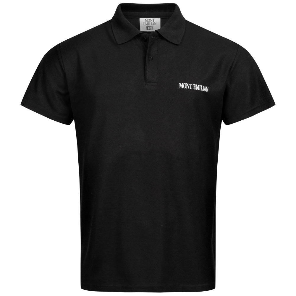 MONT EMILIAN "Caen" Herren Basic Polo-Shirt schwarz