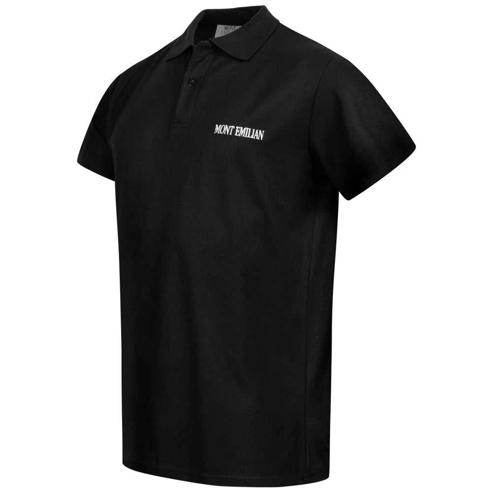 MONT EMILIAN "Caen" Herren Basic Polo-Shirt schwarz