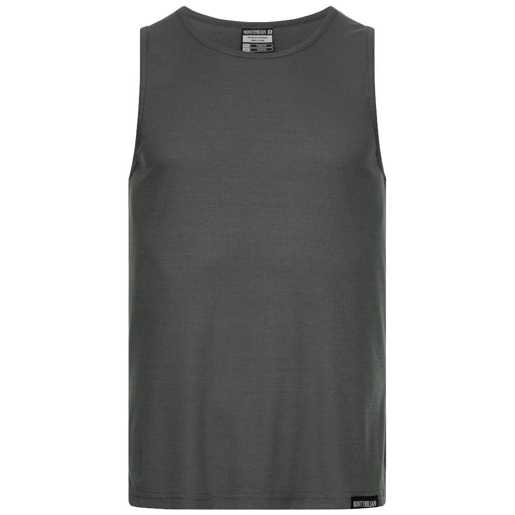 MONT EMILIAN "Ajaccio" Herren Unterhemd 2er-Pack grau
