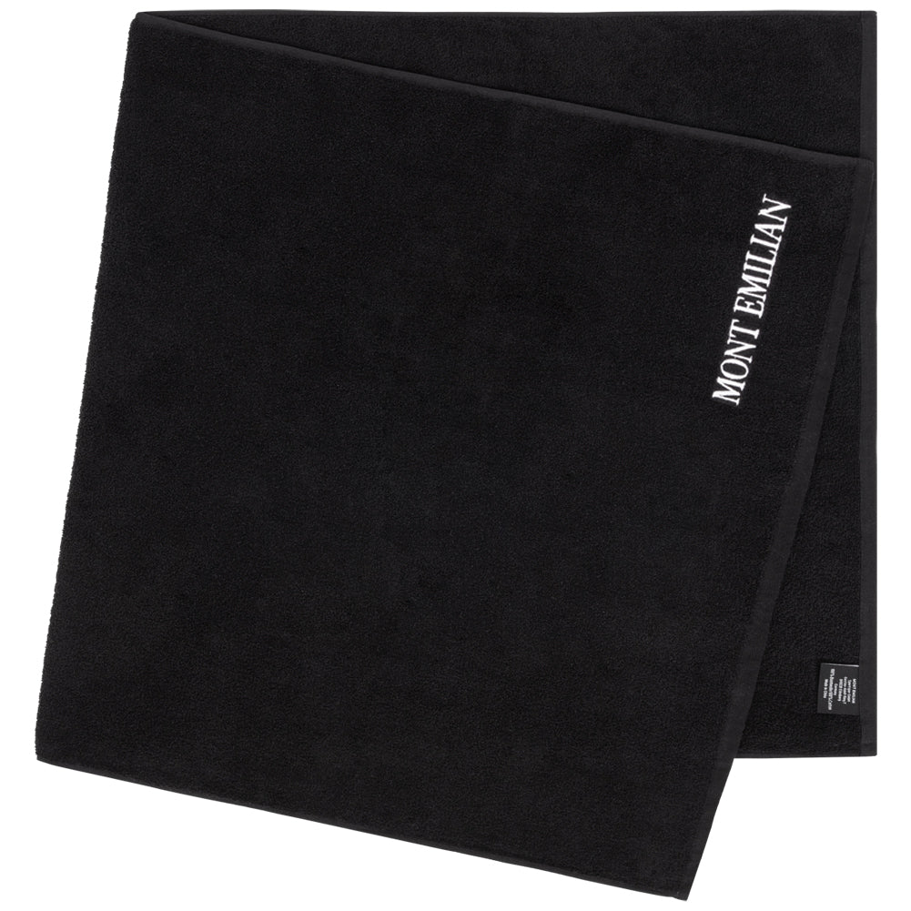 MONT EMILIAN "Annecy" Handtuch 100 x 50 cm schwarz