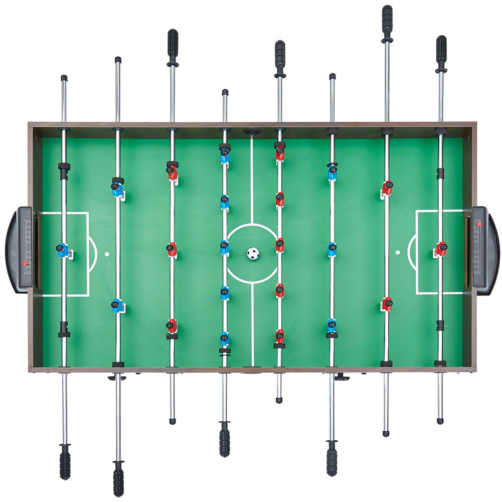 MUWO "Mondial" Indoor faltbarer Tischkicker braun