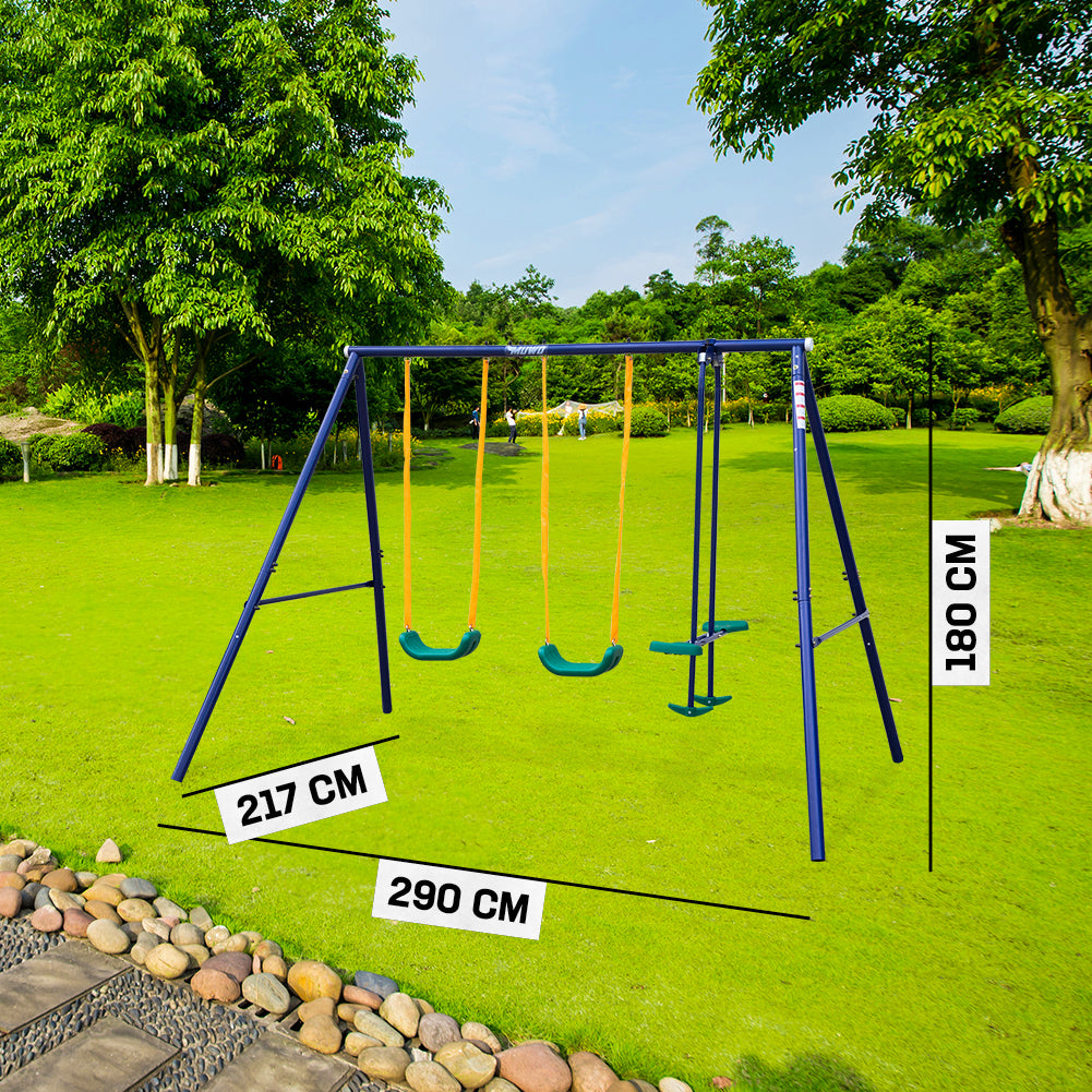 MUWO "Tabalu" Spielgerüst mit 2 Schaukeln und Wippe