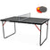 MUWO Indoor faltbare Mini Tischtennisplatte 137 x 76 cm schwarz – Einheitsgröße