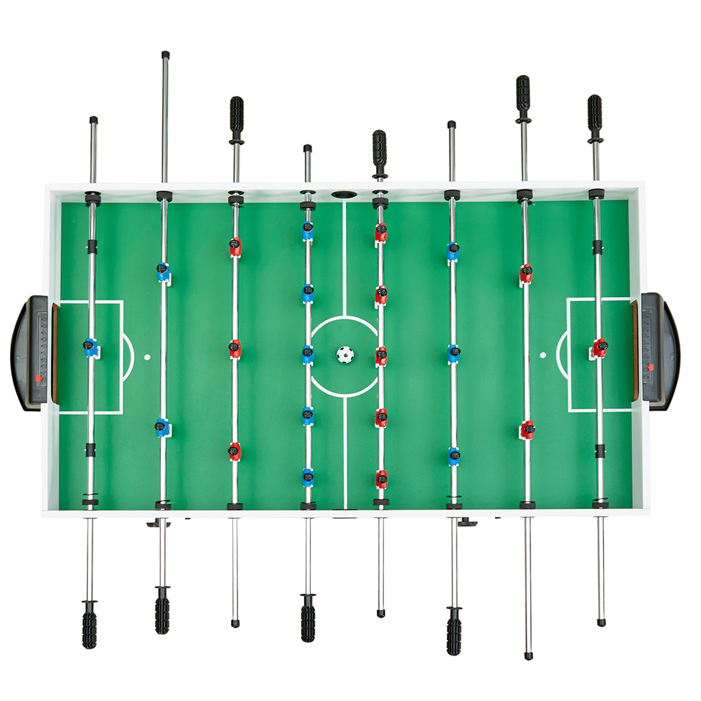 MUWO "Mondial" Indoor faltbarer Tischkicker weiß