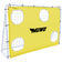 MUWO Fußballtor mit Torwand 217 x 153 cm gelb – Einheitsgröße