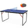MUWO Indoor faltbare Mini Tischtennisplatte 137 x 76 cm blau – Einheitsgröße