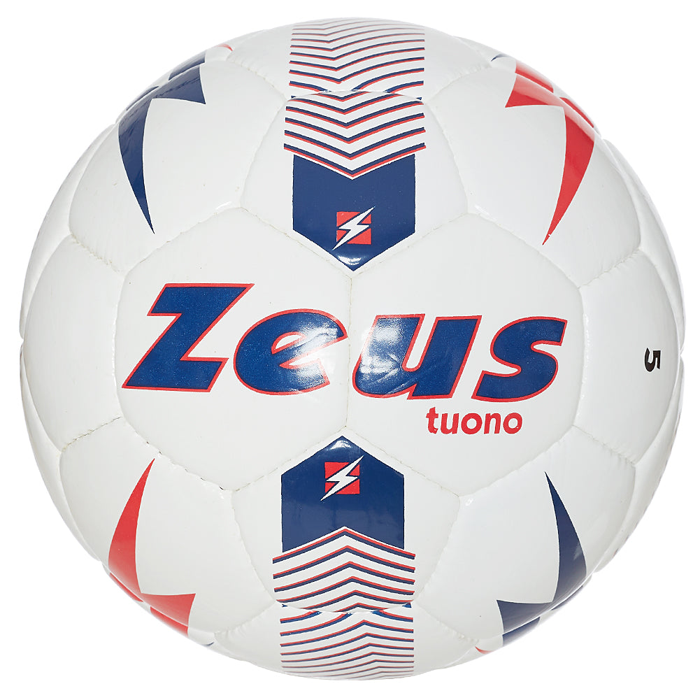 Zeus Pallone Tuono Fußball weiß rot