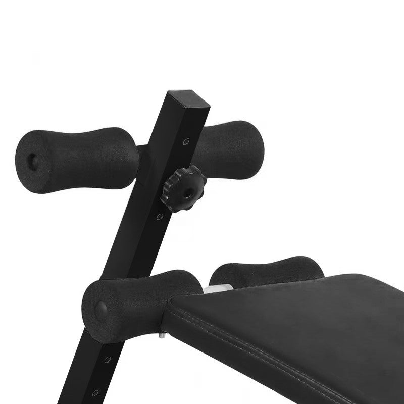 SPORTINATOR Sit Up verstellbare Trainings Hantelbank schwarz