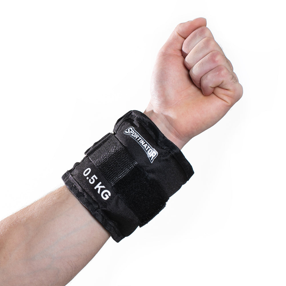 SPORTINATOR Arm- & Bein-Gewichtsmanschetten 0,5 kg 2 Stück
