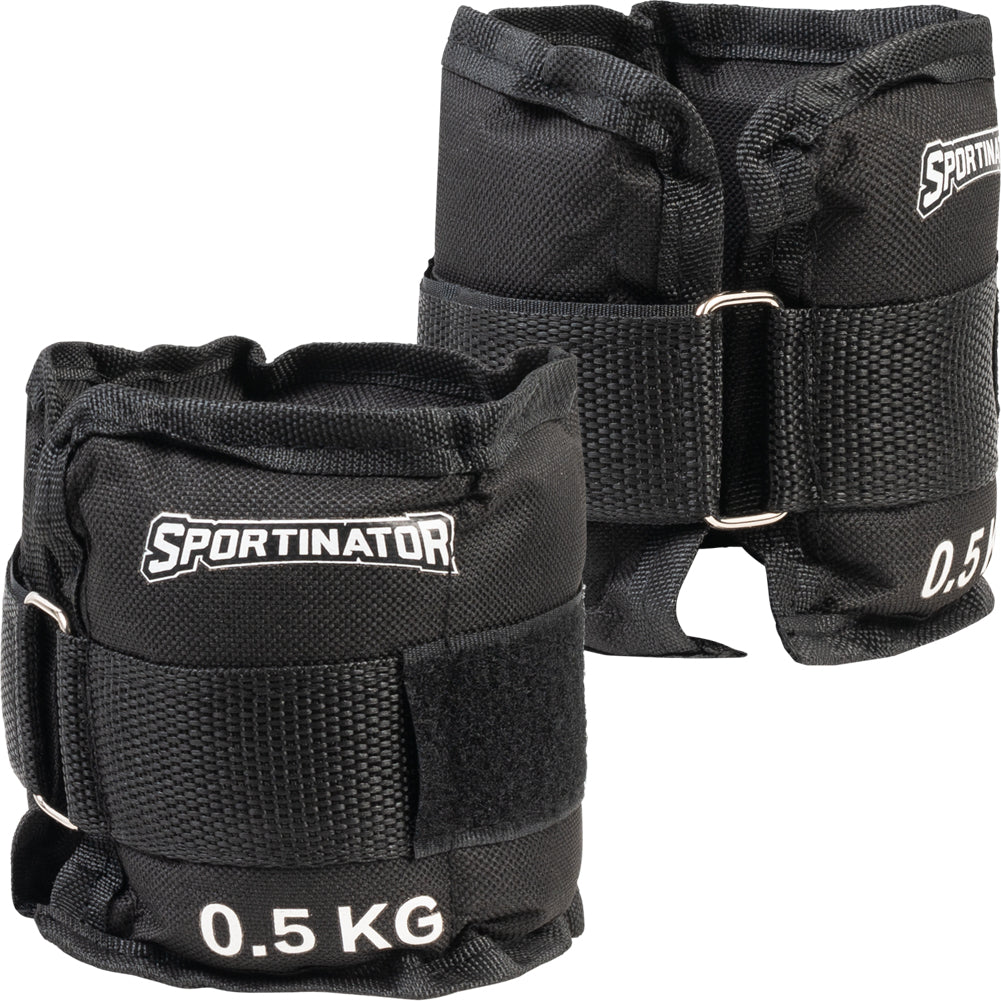 SPORTINATOR Arm- & Bein-Gewichtsmanschetten 0,5 kg 2 Stück