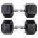 SPORTINATOR 17,5 kg Hexagon Hantel 2er-Set – Einheitsgröße
