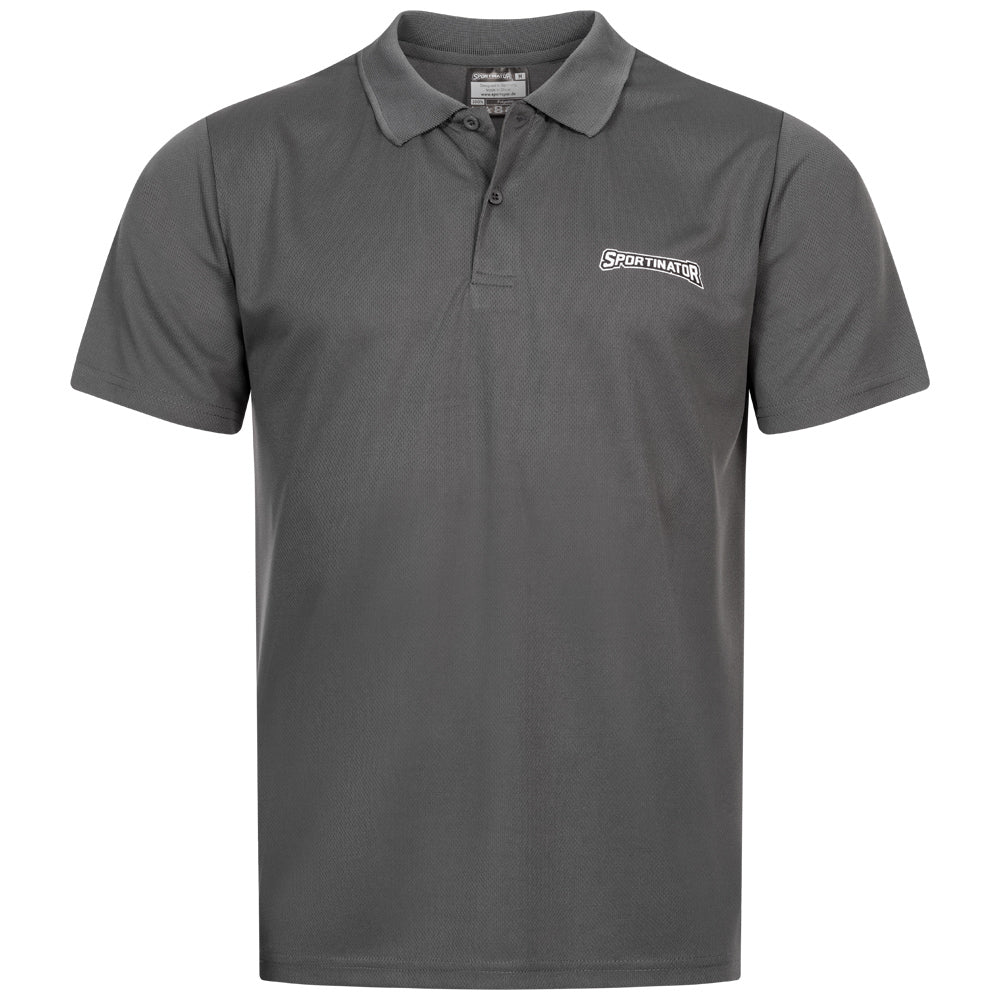 SPORTINATOR Essentials Herren Training Polo-Shirt grau